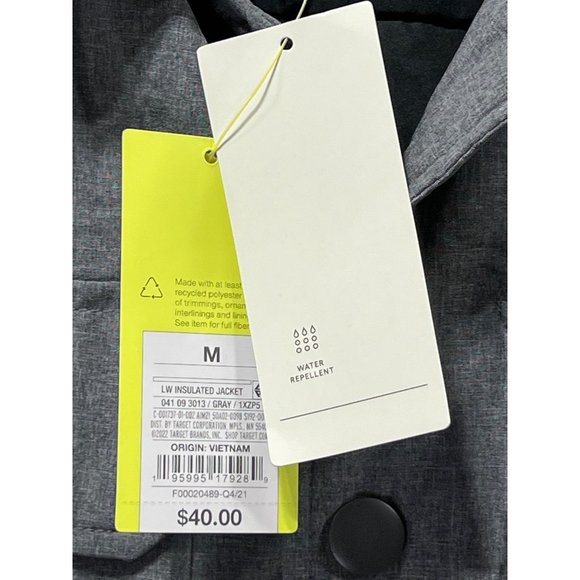 All In Motion - Men's Lightweight Insulated Jacket - Grey - Medium - Picture 10 of 16